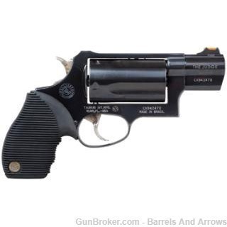 Taurus 2-441031TC Judge Revolver 45 LC, 2.5 in, Ribbed Rubber Grp, 5 Rnd-img-0