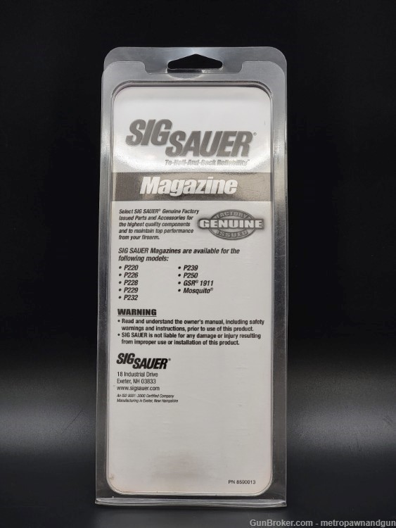 Sig Sauer P290 9MM 6rd Magazine-img-1