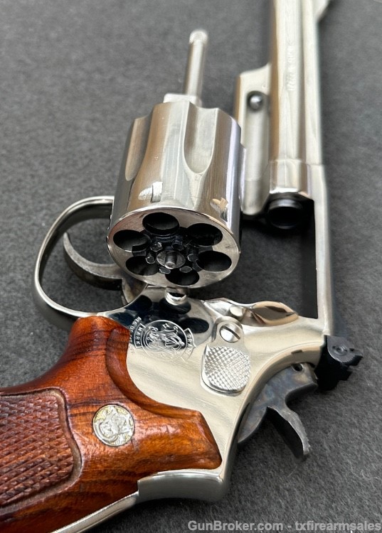 S&W 19-5 .357 Magnum, Bright Nickel, 6" Barrel, Pre-Lock, 1983-img-37