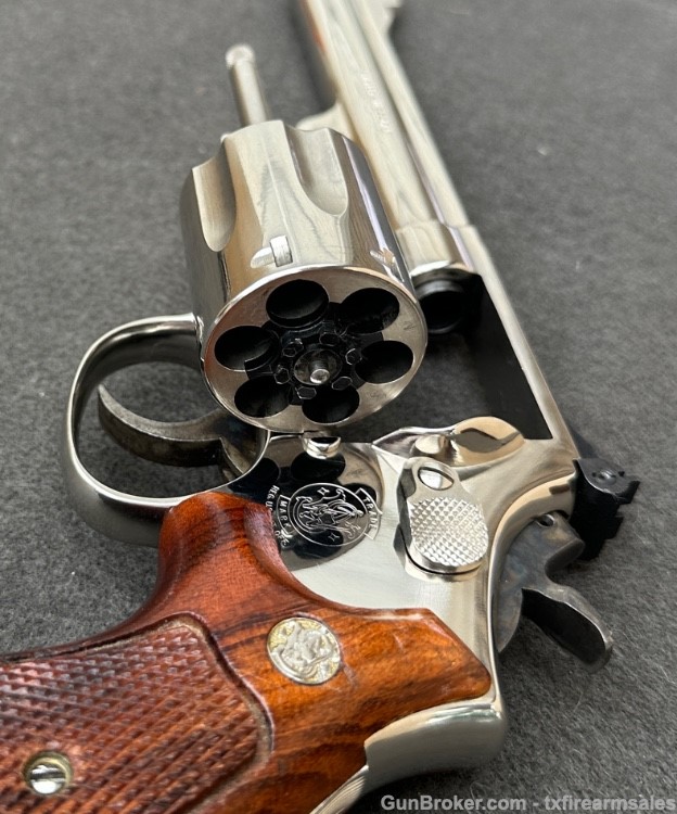 S&W 19-5 .357 Magnum, Bright Nickel, 6" Barrel, Pre-Lock, 1983-img-39