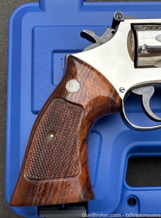 S&W 19-5 .357 Magnum, Bright Nickel, 6" Barrel, Pre-Lock, 1983-img-11