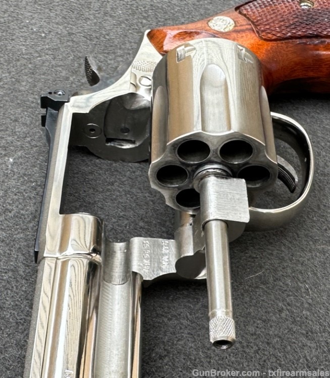 S&W 19-5 .357 Magnum, Bright Nickel, 6" Barrel, Pre-Lock, 1983-img-34