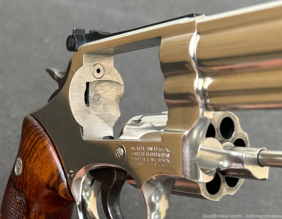 S&W 19-5 .357 Magnum, Bright Nickel, 6" Barrel, Pre-Lock, 1983-img-31