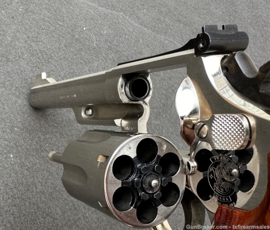 S&W 19-5 .357 Magnum, Bright Nickel, 6" Barrel, Pre-Lock, 1983-img-33