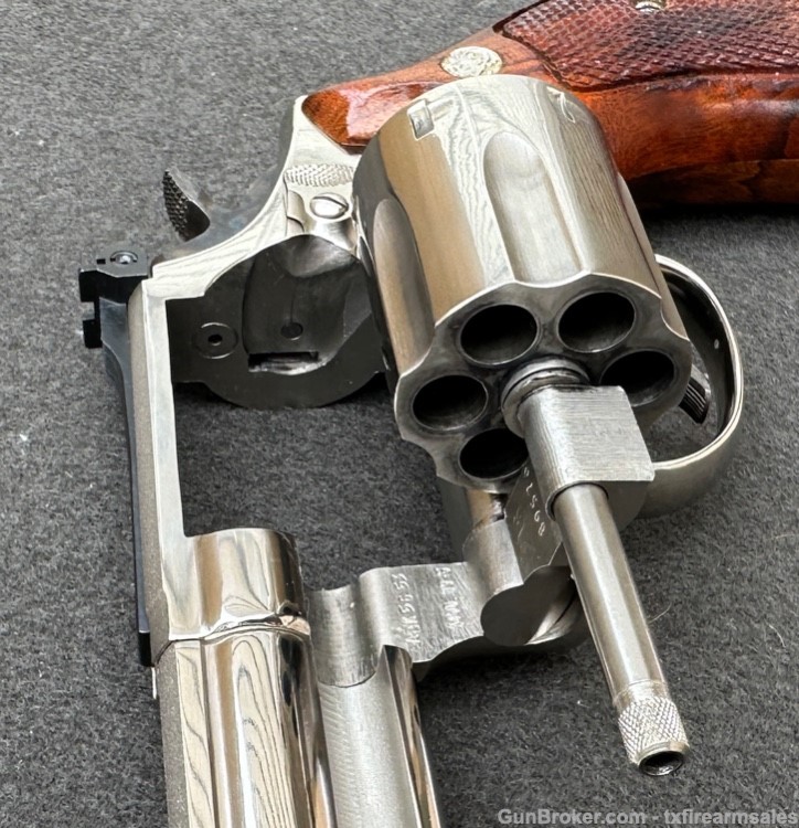 S&W 19-5 .357 Magnum, Bright Nickel, 6" Barrel, Pre-Lock, 1983-img-35