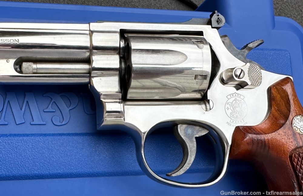 S&W 19-5 .357 Magnum, Bright Nickel, 6" Barrel, Pre-Lock, 1983-img-4