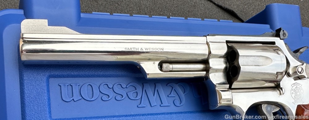 S&W 19-5 .357 Magnum, Bright Nickel, 6" Barrel, Pre-Lock, 1983-img-6
