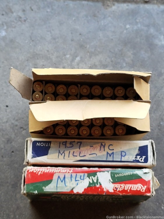76 rounds of m2 ball 30-06 in assorted boxes-img-2