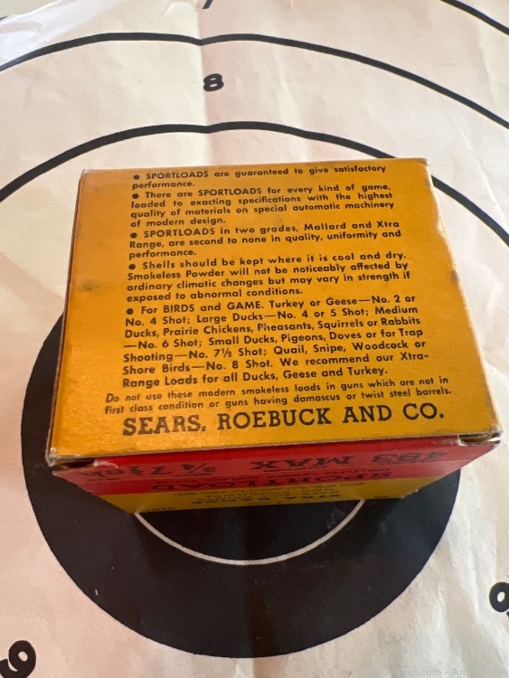 Vintage Sears Roebuck Xtra-Range Sportload  410 Ga Flying GooseNOS-img-1