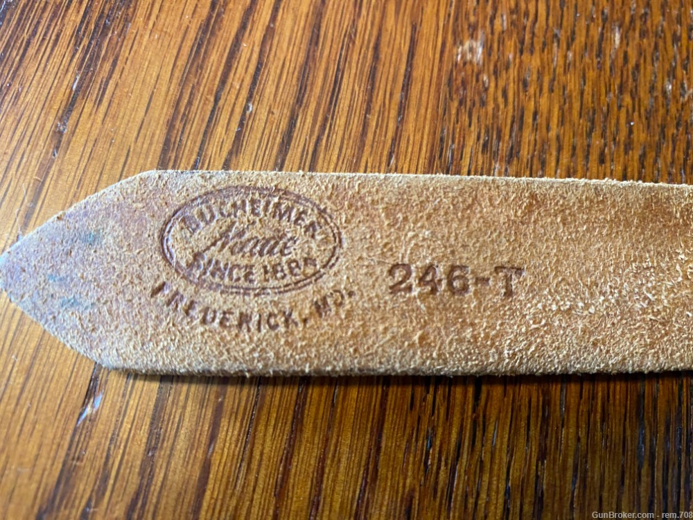 Vintage Bucheimer 246 - T Leather Sling stamped Frederick, MD-img-0