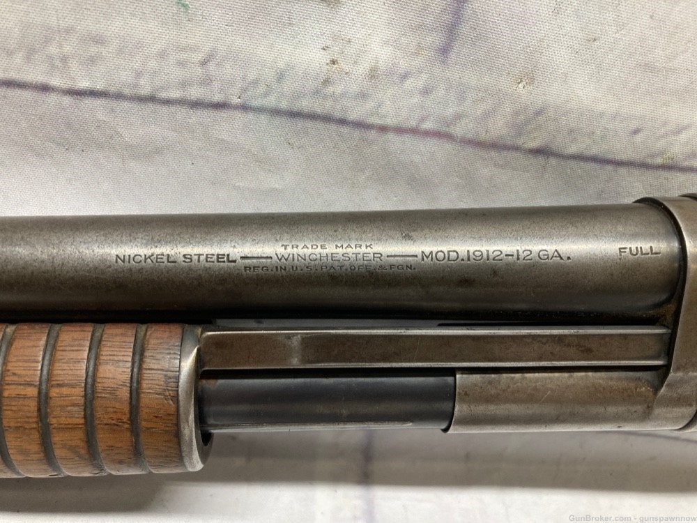 Winchester 1912 Model 12 12ga Full Choke Shotgun -img-1