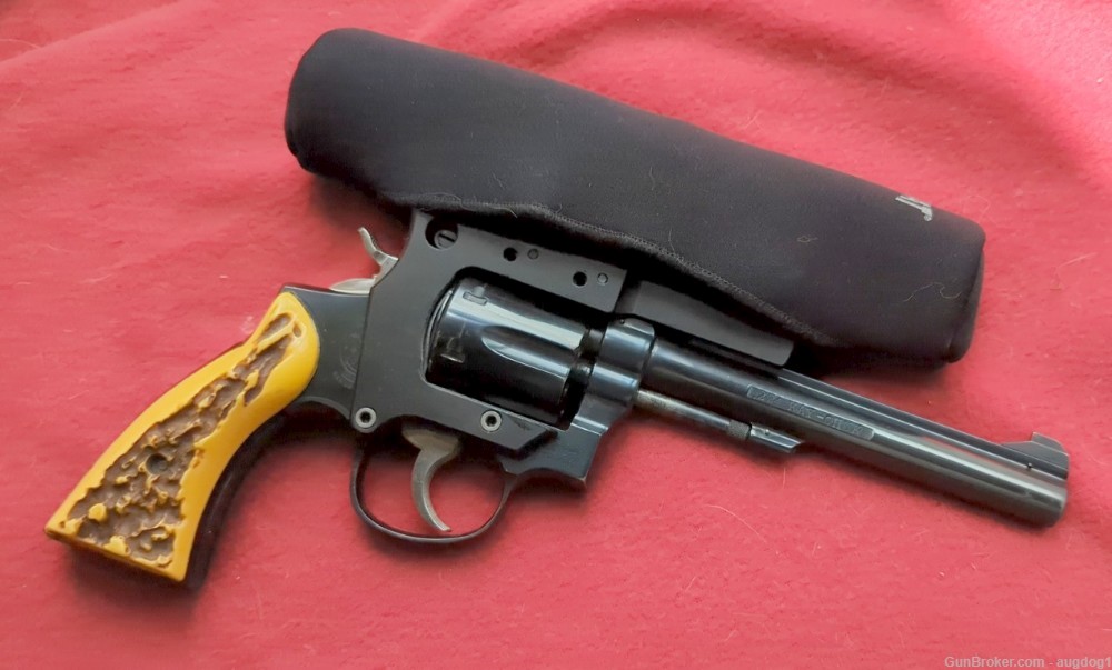 Rare S&W Kay-Chuck .224 caliber 5 screw Revolver with Leupold Scope Nice-img-3
