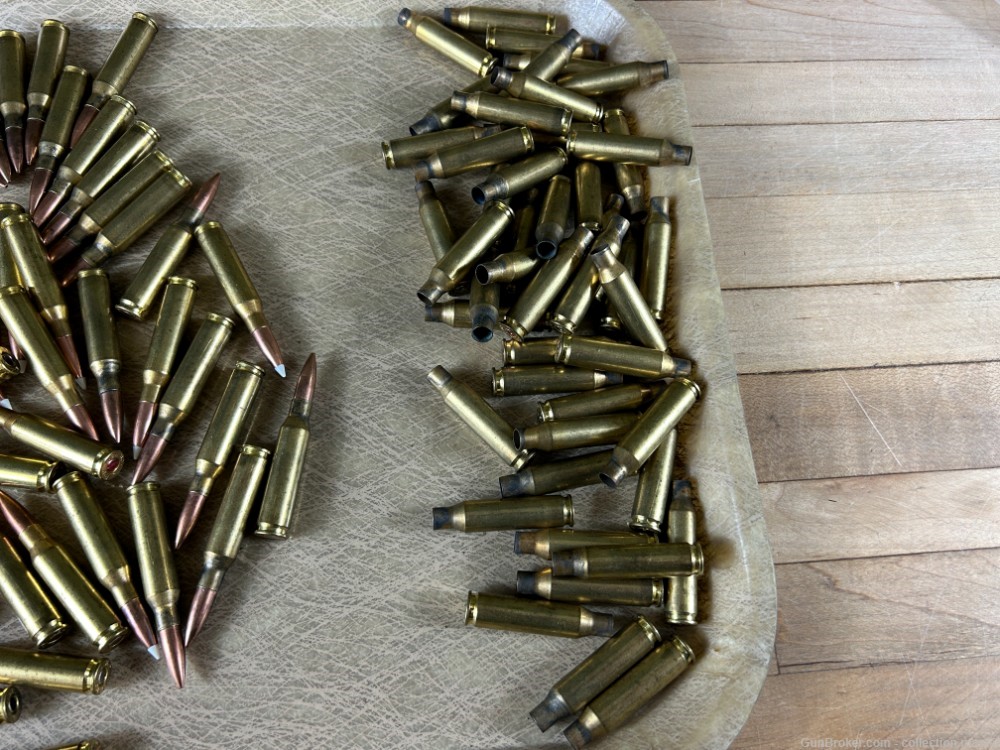 Remington R-P 7MM-08 Rifle Ammo (75 Rounds) & Spent Brass For Reloading  -img-3
