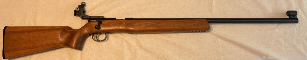 Savage Anschutz Model 10B 22LR Single Shot Bolt Action Target Rifle-img-0
