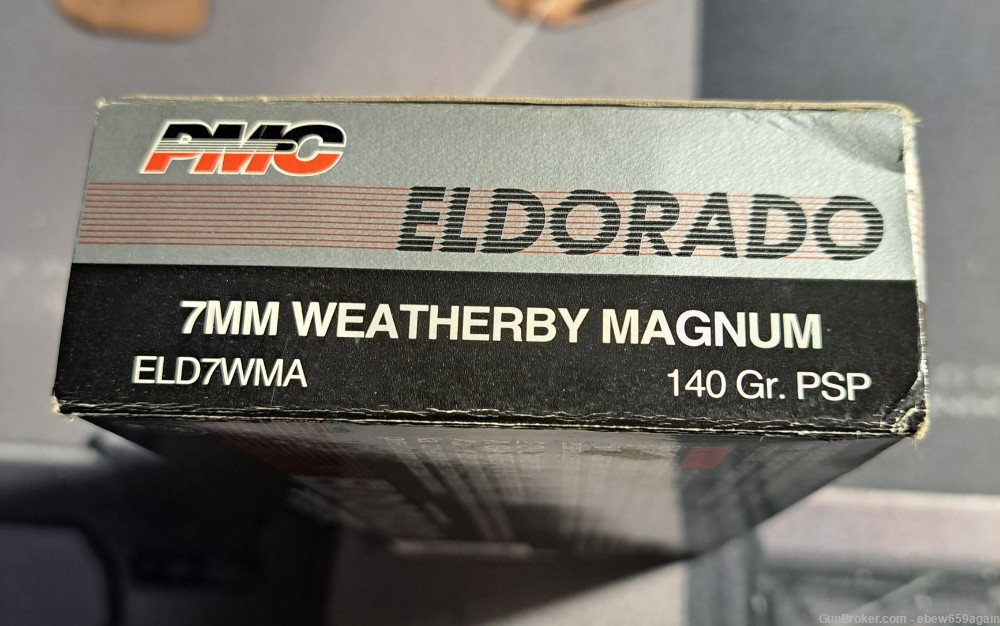 PMC ELDORADO 7MM WBY MAG WEATHERBY MAGNUM 140 GRAIN PSP  20 ROUNDS-img-4