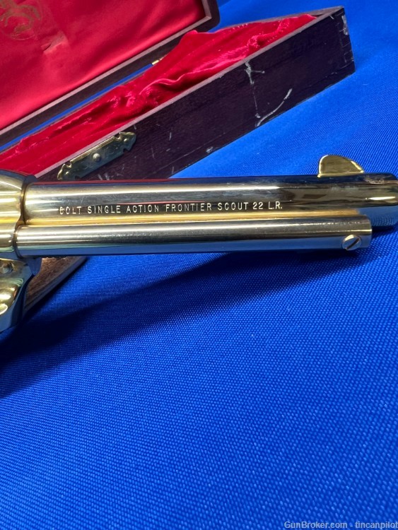 C&R Eligible Colt Frontier Scout Revolver .22 LR no reserve penny auction -img-15