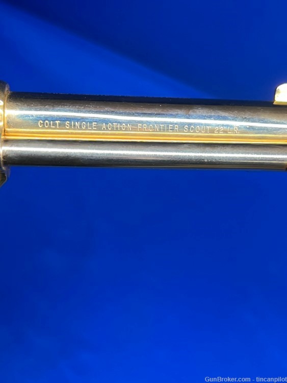 C&R Eligible Colt Frontier Scout Revolver .22 LR no reserve penny auction -img-25