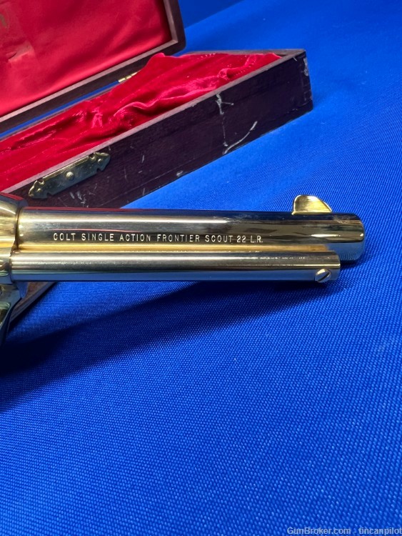 C&R Eligible Colt Frontier Scout Revolver .22 LR no reserve penny auction -img-16
