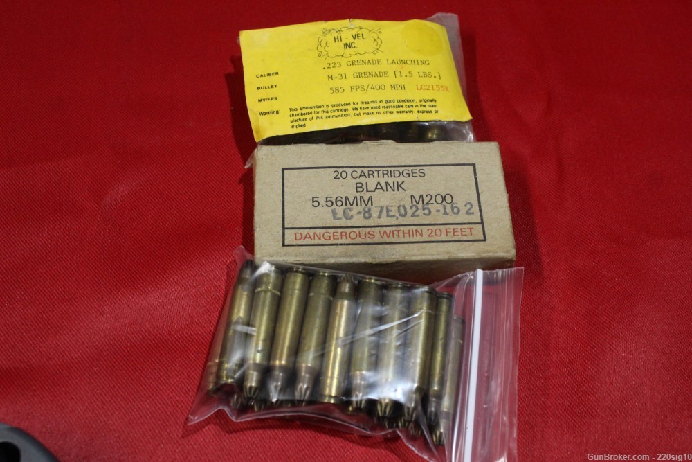 5.56 Grenade Blanks Lot of 65-img-0