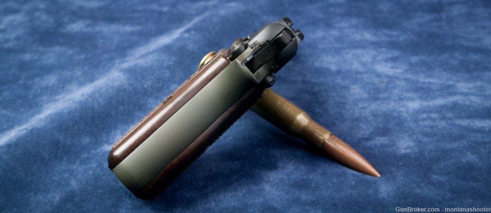 CUSTOM-FN Browning Hi Power (High Power) 9mm Magpul OD Green/Black PENNY!-img-6