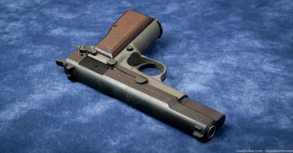 CUSTOM-FN Browning Hi Power (High Power) 9mm Magpul OD Green/Black PENNY!-img-14