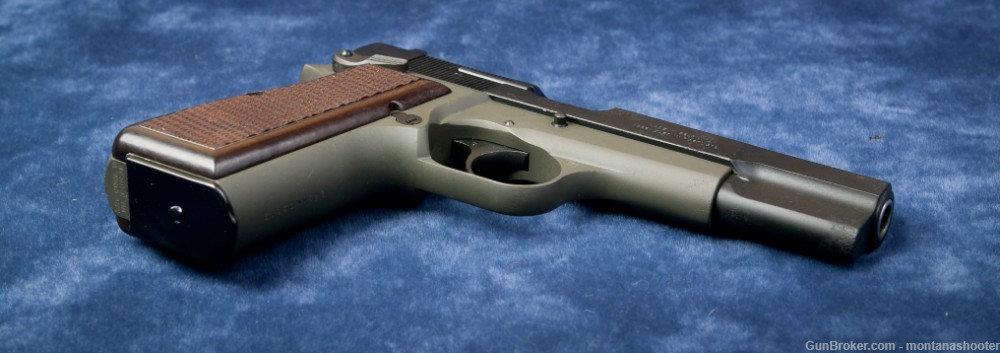 CUSTOM-FN Browning Hi Power (High Power) 9mm Magpul OD Green/Black PENNY!-img-13
