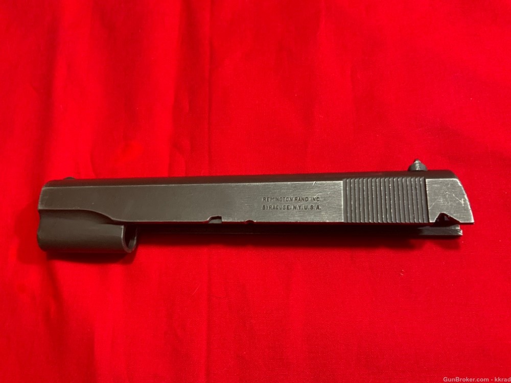 Original WWII Remington Rand Slide from a Service Grade CMP Pistol-img-0