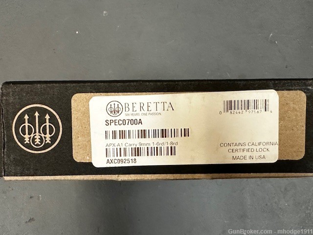 Beretta APX-A1 Carry Beretta $50 Rebate!-img-3