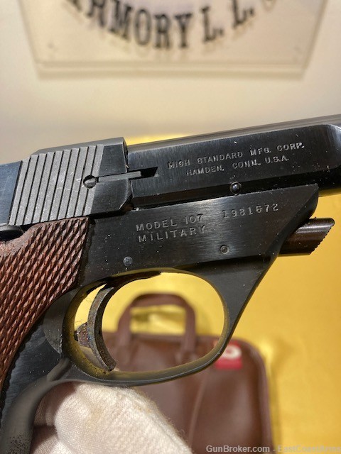 High Standard Supermatic Citation 107 Military! .22LR Target pistol Minty! -img-22