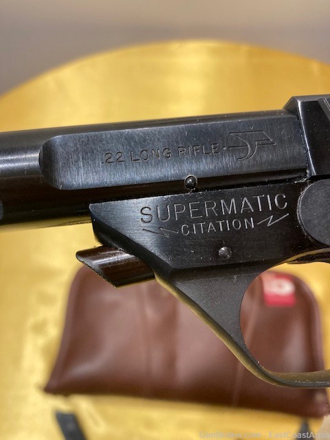 High Standard Supermatic Citation 107 Military! .22LR Target pistol Minty! -img-5