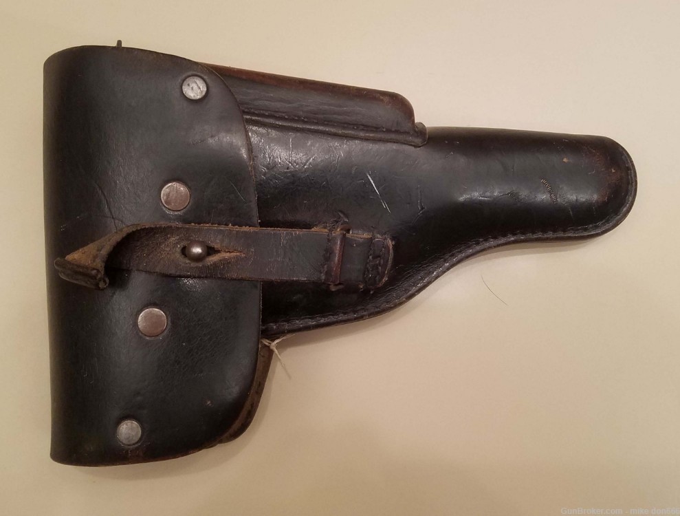 Vintage Walther P1 Semi-Automatic Pistol Caliber 9MM with Leather Holster-img-16