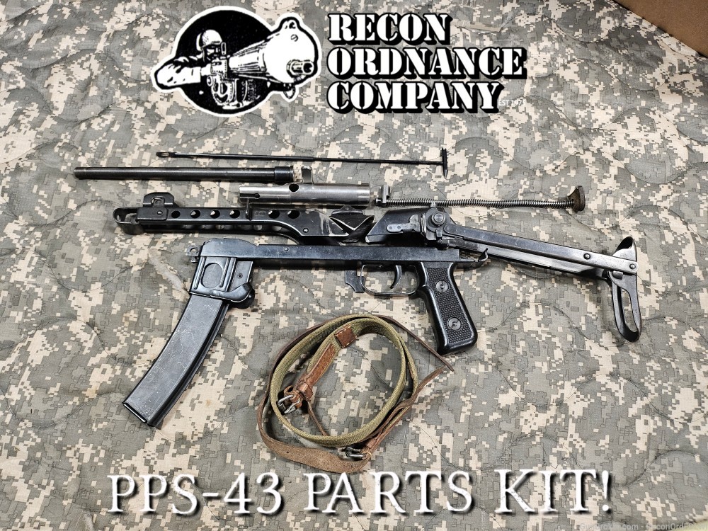 Old Saw-Cut PPS-43 Parts Kit! Includes Barrel, Sling & Cleaning Rod!-img-0