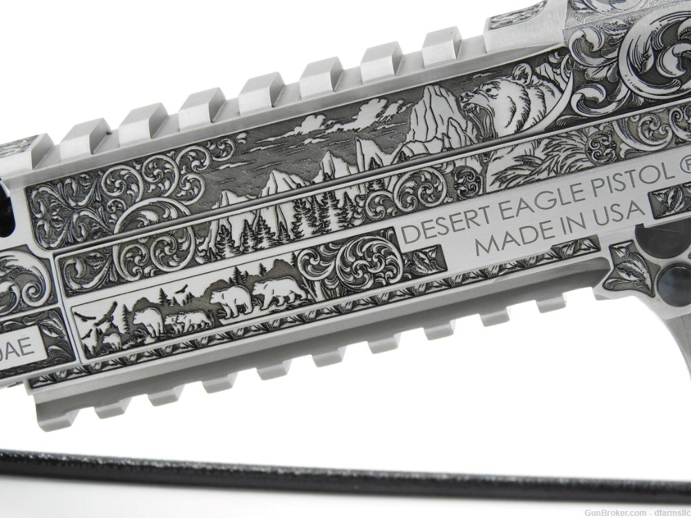 Rare Incredible Custom Engraved Desert Eagle DE50SRMB Mark XIX .50 AE  -img-5