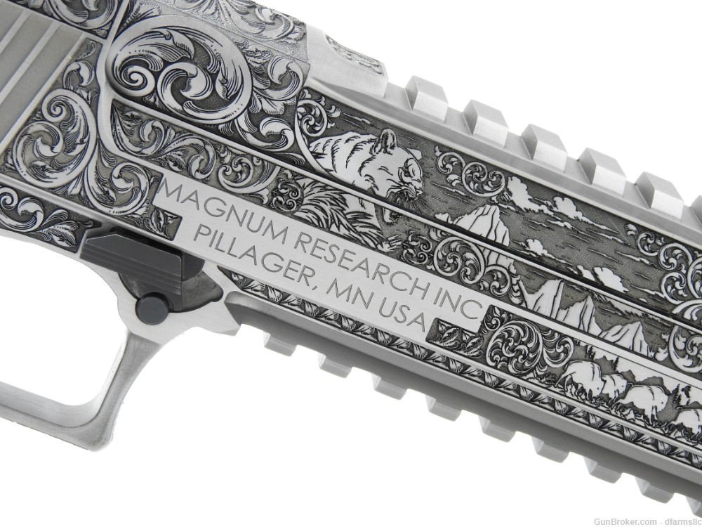 Rare Incredible Custom Engraved Desert Eagle DE50SRMB Mark XIX .50 AE  -img-21