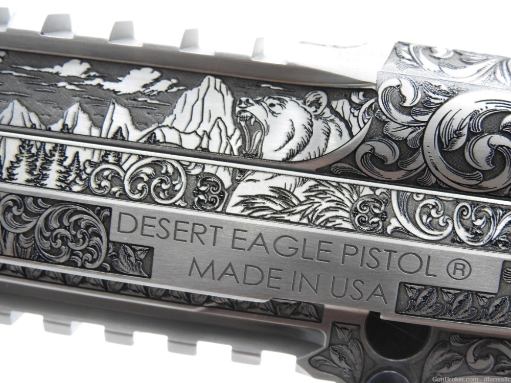 Rare Incredible Custom Engraved Desert Eagle DE50SRMB Mark XIX .50 AE  -img-38