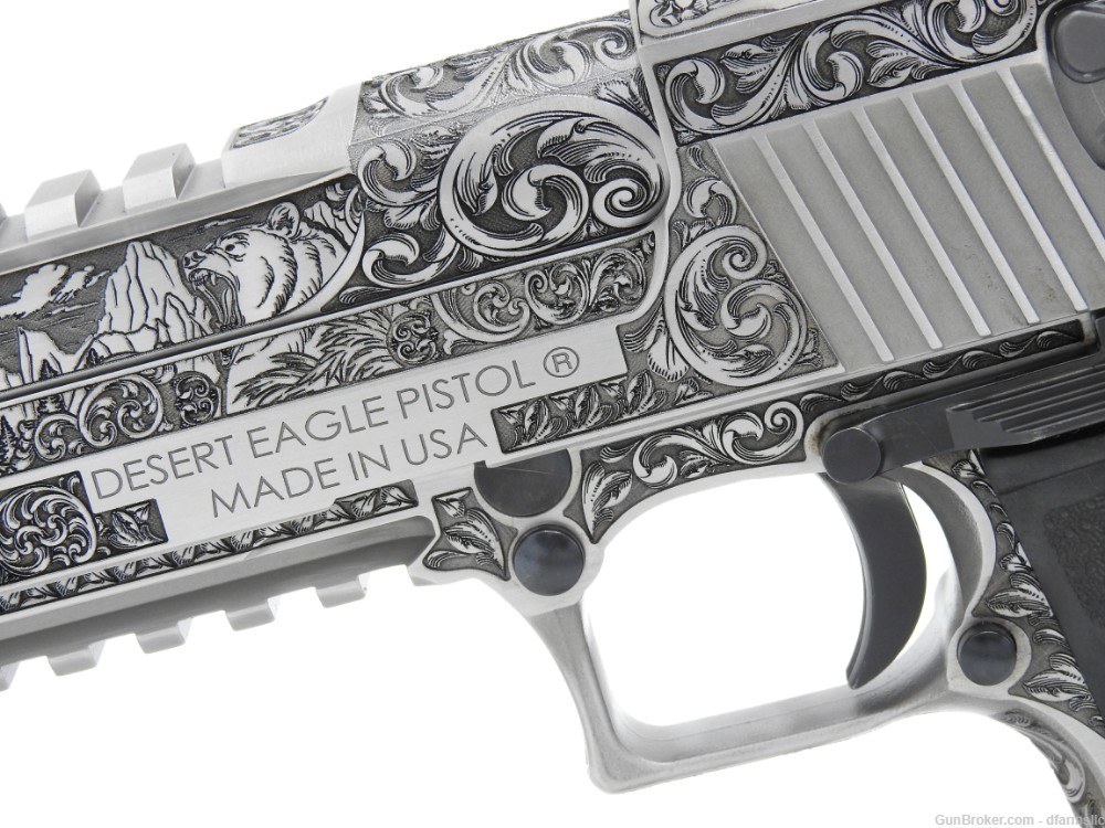 Rare Incredible Custom Engraved Desert Eagle DE50SRMB Mark XIX .50 AE  -img-6