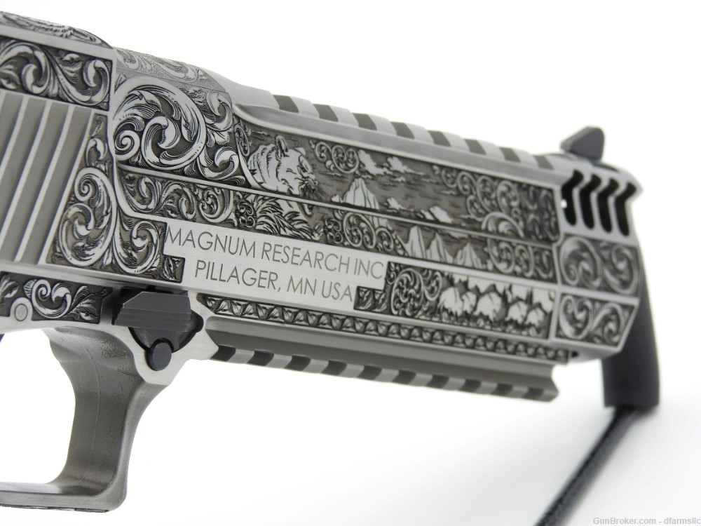 Rare Incredible Custom Engraved Desert Eagle DE50SRMB Mark XIX .50 AE  -img-12