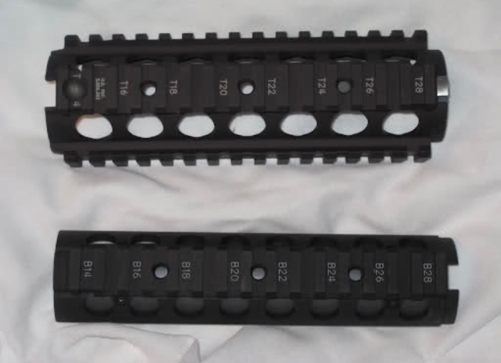 KAC quad rail 2 pc,  M16/M4 AR-15, Knights Armament -img-2