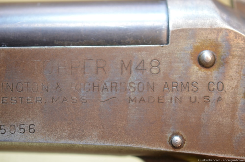 H&R Topper M48 12 gauge single shot-img-4