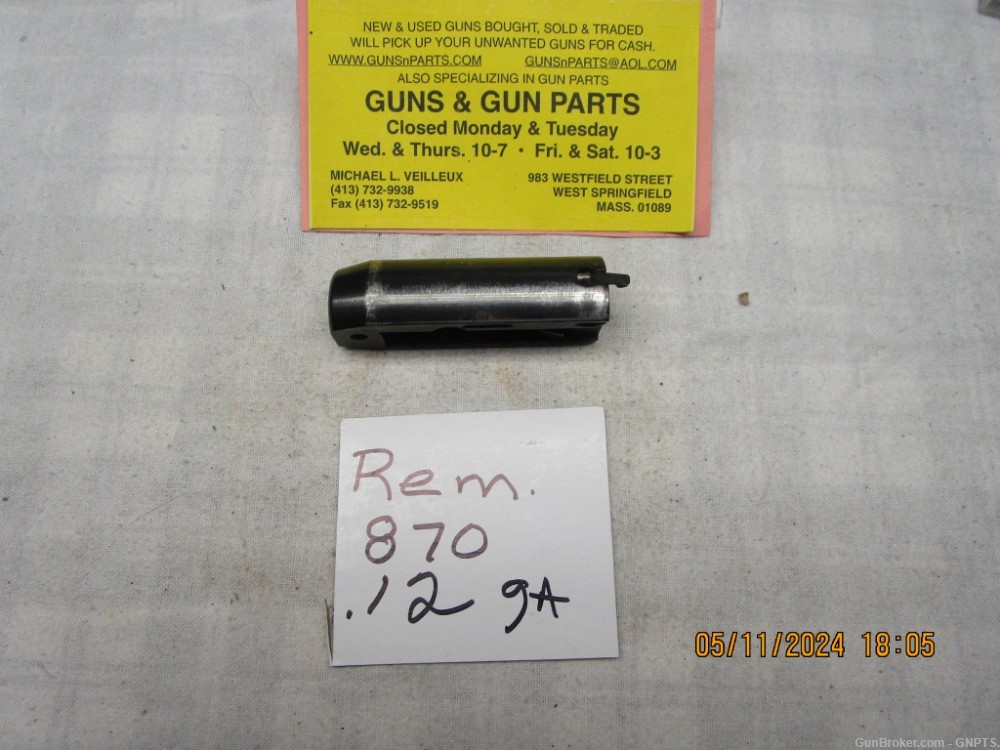Remington model 870 .12 ga, bolt assy.-img-1