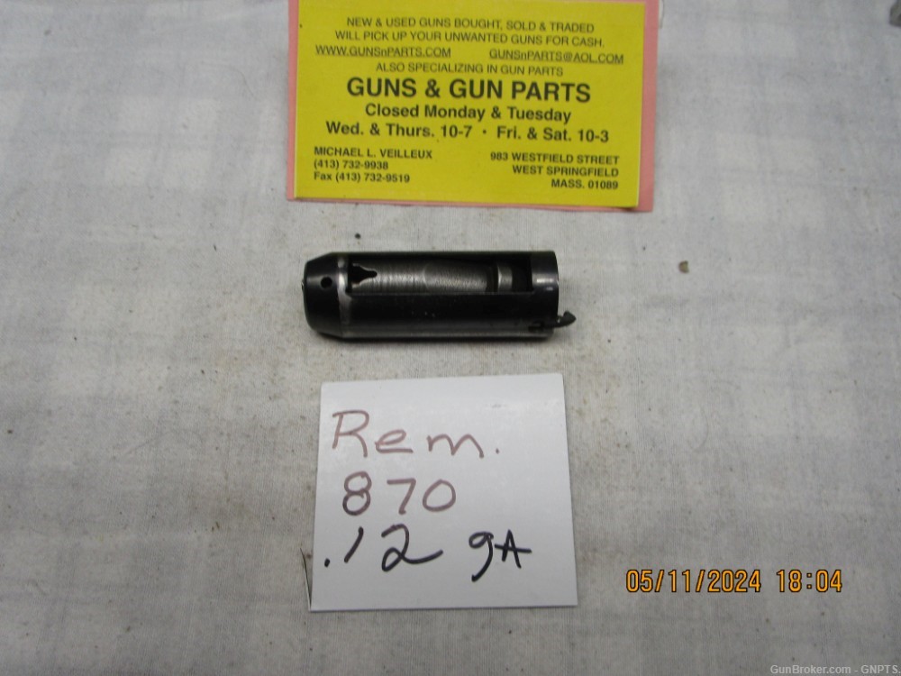 Remington model 870 .12 ga, bolt assy.-img-0