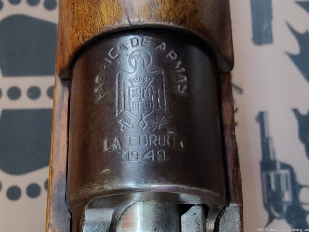 Spanish M-43 Mauser, 1949, in 8mm mauser, Numbers Matching-img-2