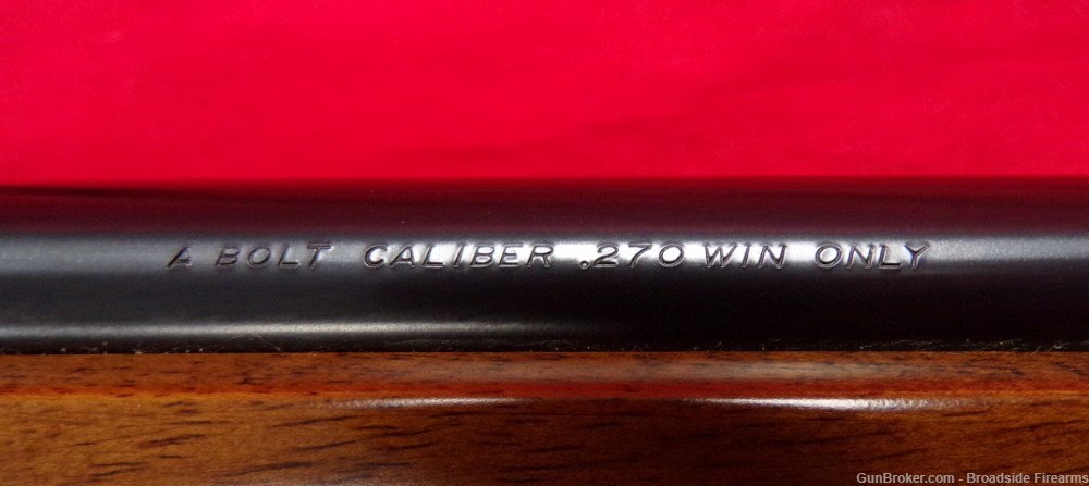 Browning A-Bolt .270 Win. 1986 w/Bushnell Scopechief 4-12x40 Beautiful!-img-5