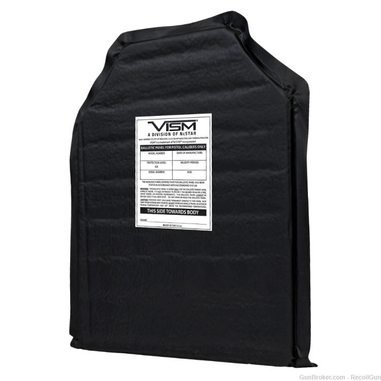 VISM by NcSTAR BSC1114 LVL IIIA UHMWPE Soft Ballistic Panel -img-1