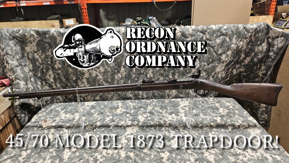 Springfield Armory Trapdoor Model 1873! USGI 45/70 Rifle!-img-0