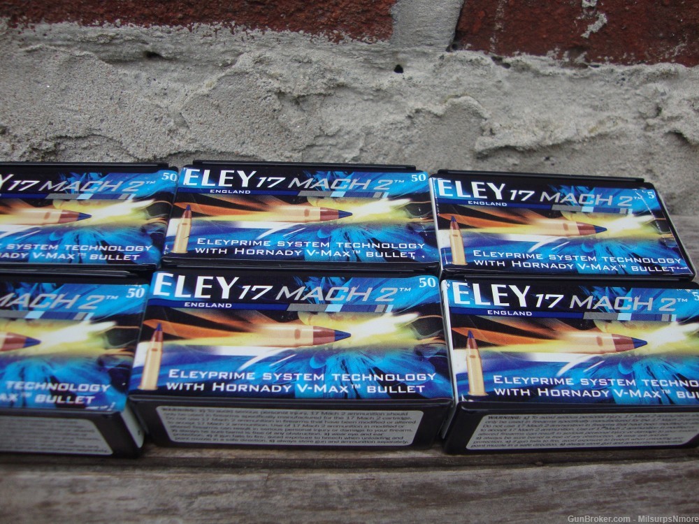 Assorted Lot ELEY 17 MACH 2 Hornady V-Max Rimfire Target Over 650 Rounds-img-3
