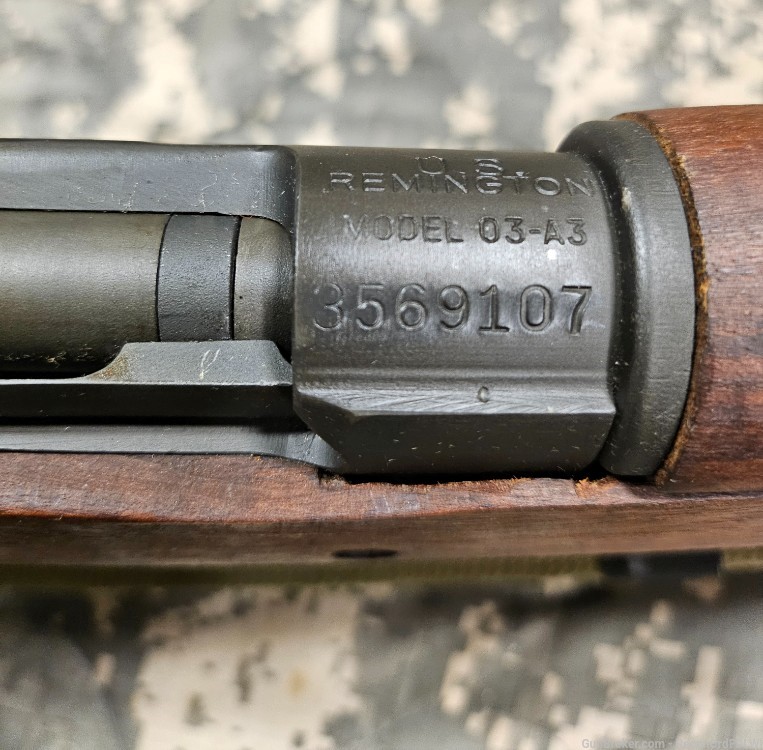 Excellent USGI Remington 1903-A3! 1943 WWII 30-06 Rifle!-img-6