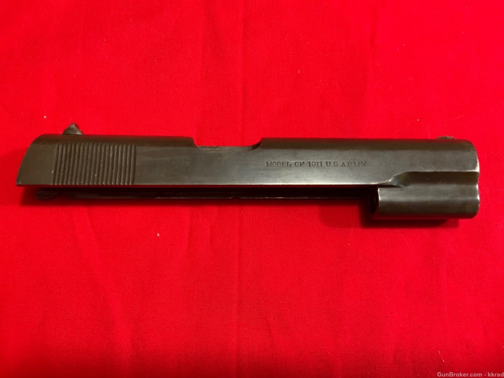 Early WWI Original USGI Colt 1911 Slide-img-1