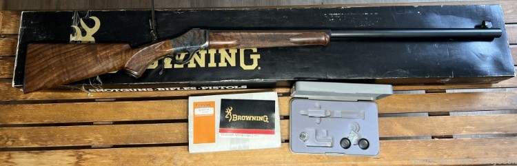Browning BPCR 1885 45/70 w/Box and Sights-img-0