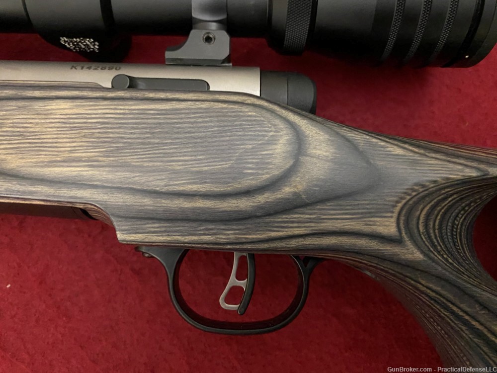 Excellent Savage B-Mag 17WSM Stainless on laminate thumbhole 96972         -img-27